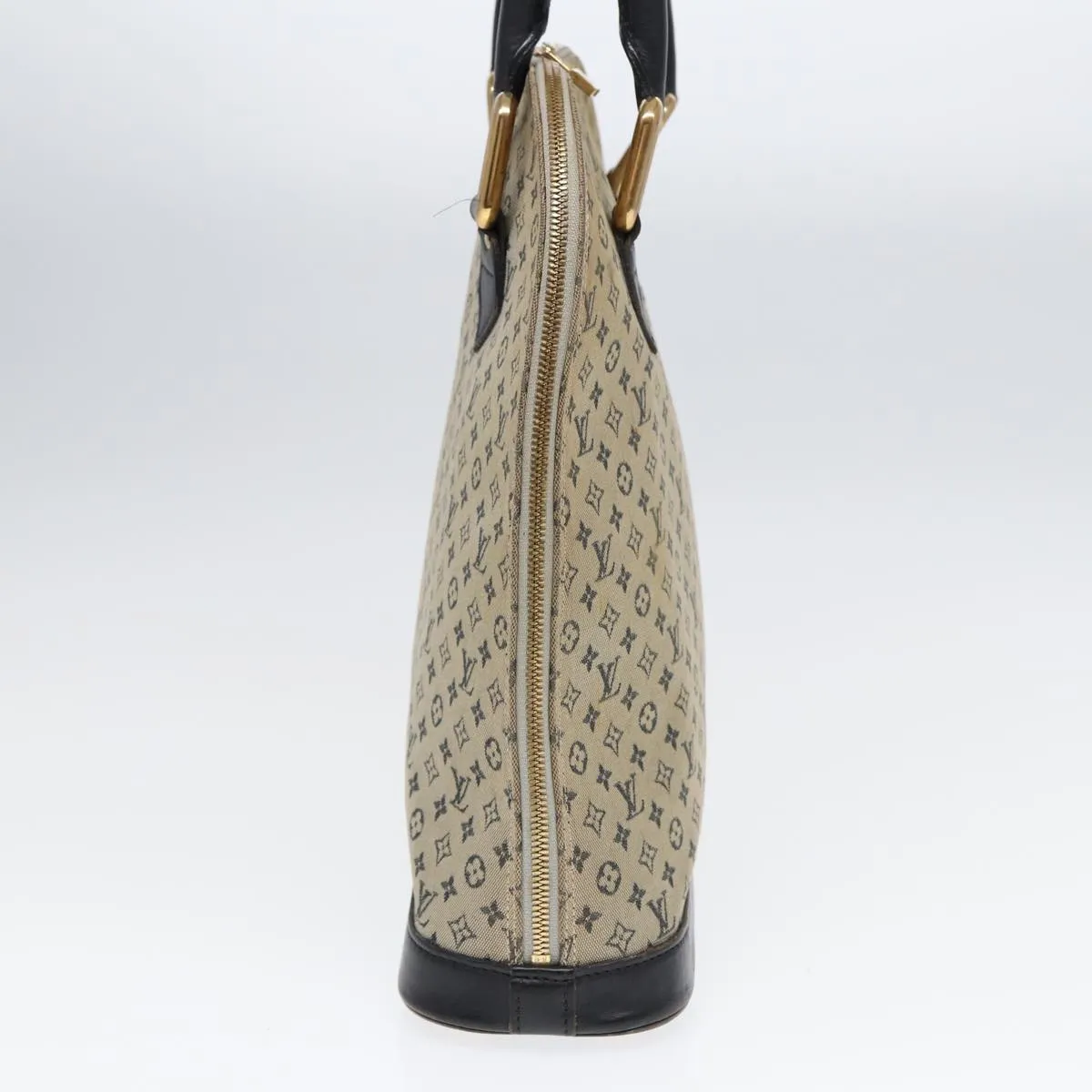 Trendy Inspired Louis Vuitton Monogram Mini Alma Haut Hand Bag Blue M92202 Lv Auth 89330