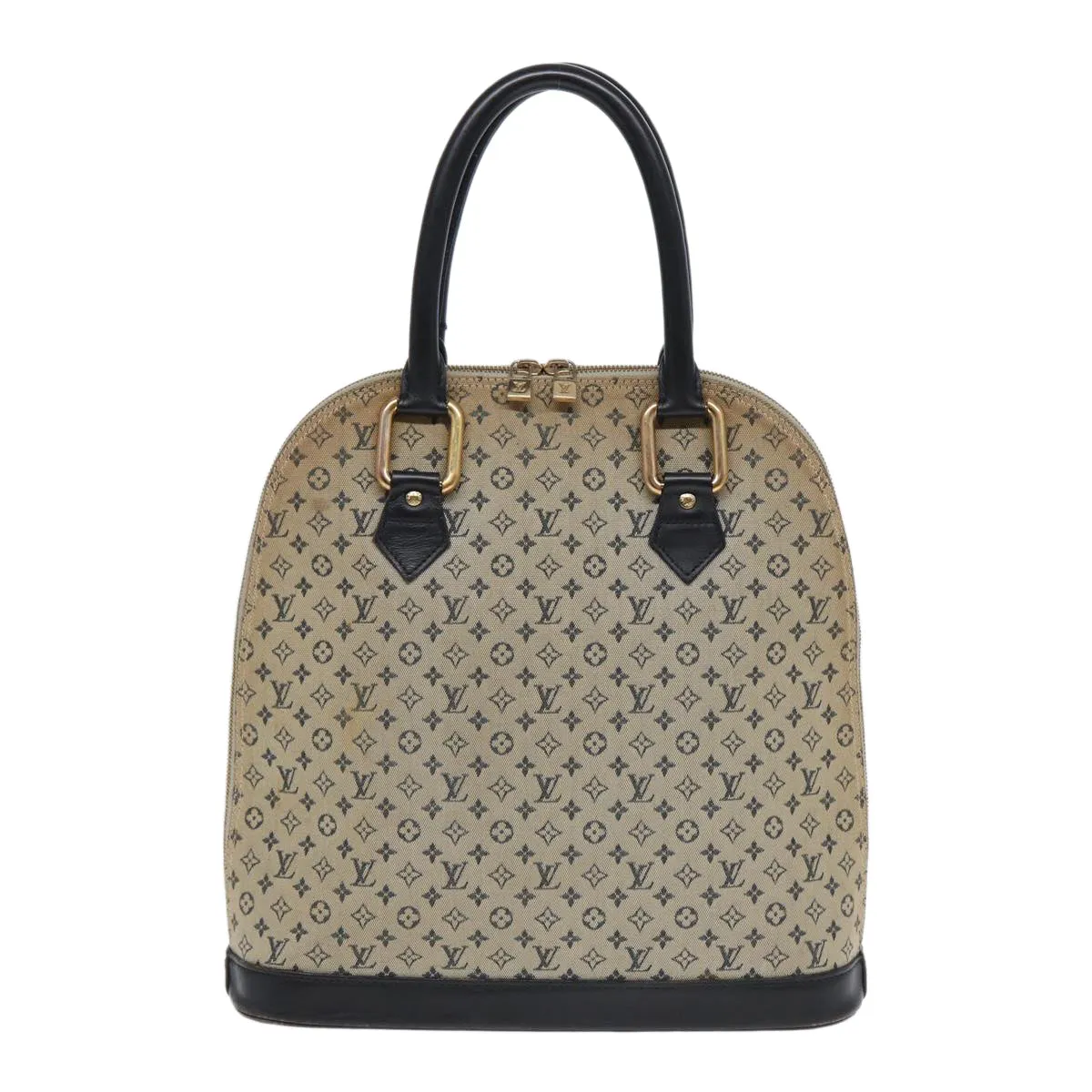Trendy Inspired Louis Vuitton Monogram Mini Alma Haut Hand Bag Blue M92202 Lv Auth 89330