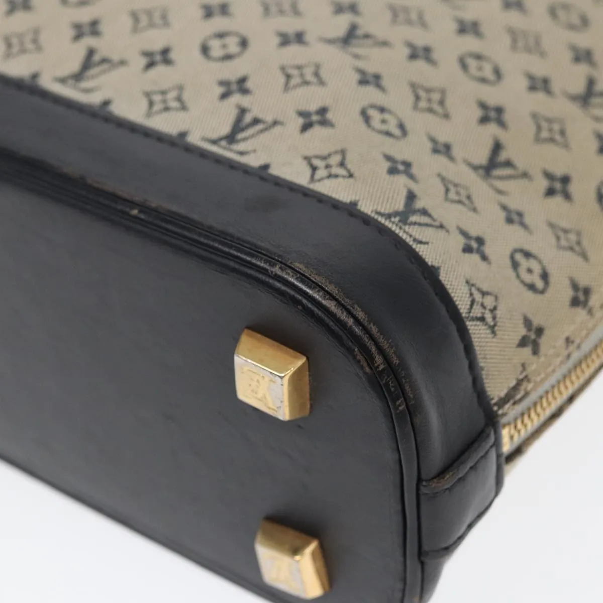 Trendy Inspired Louis Vuitton Monogram Mini Alma Haut Hand Bag Blue M92202 Lv Auth 89330
