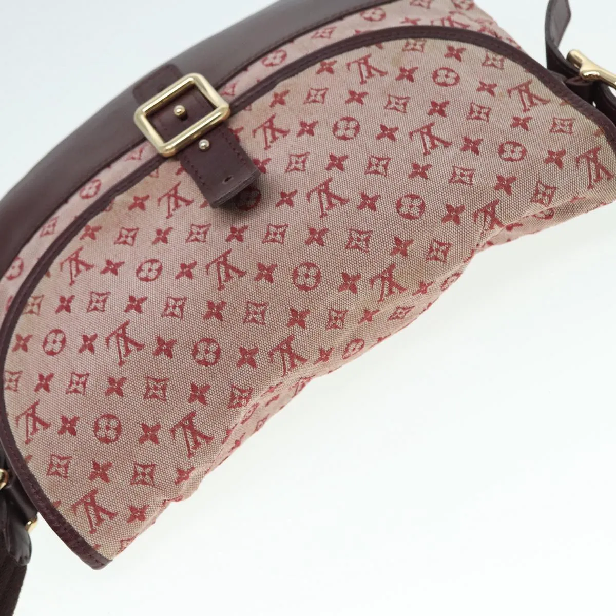 Trendy Inspired Louis Vuitton Monogram Mini Belanger Shoulder Bag Red M92671 Lv Auth 86675