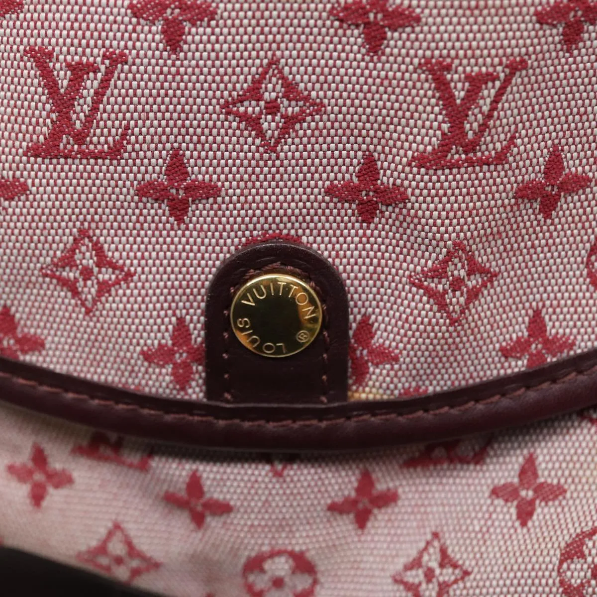 Trendy Inspired Louis Vuitton Monogram Mini Belanger Shoulder Bag Red M92671 Lv Auth 86675