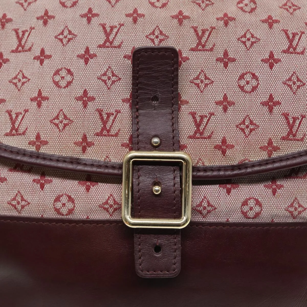 Trendy Inspired Louis Vuitton Monogram Mini Belanger Shoulder Bag Red M92671 Lv Auth 86675