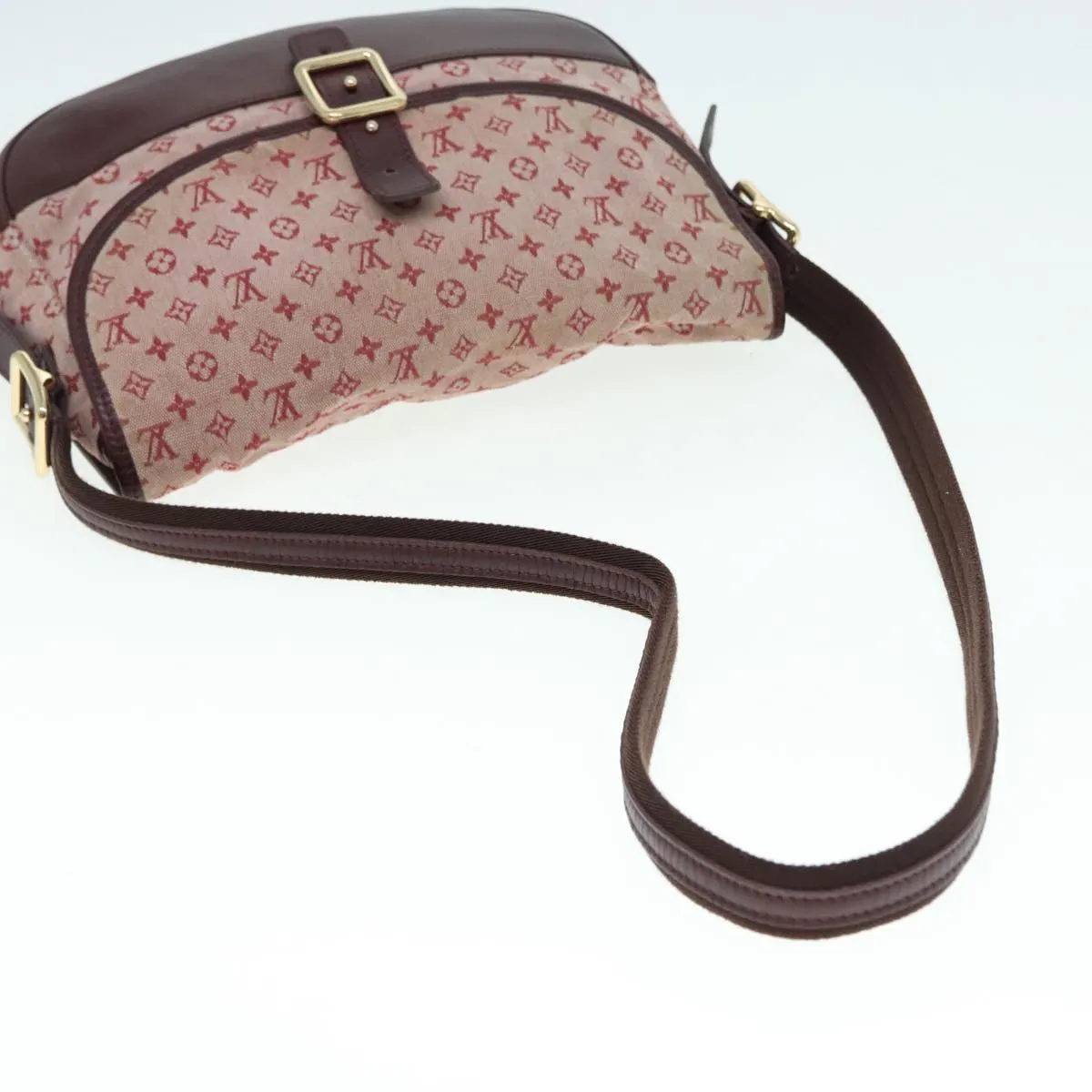 Trendy Inspired Louis Vuitton Monogram Mini Belanger Shoulder Bag Red M92671 Lv Auth 86675