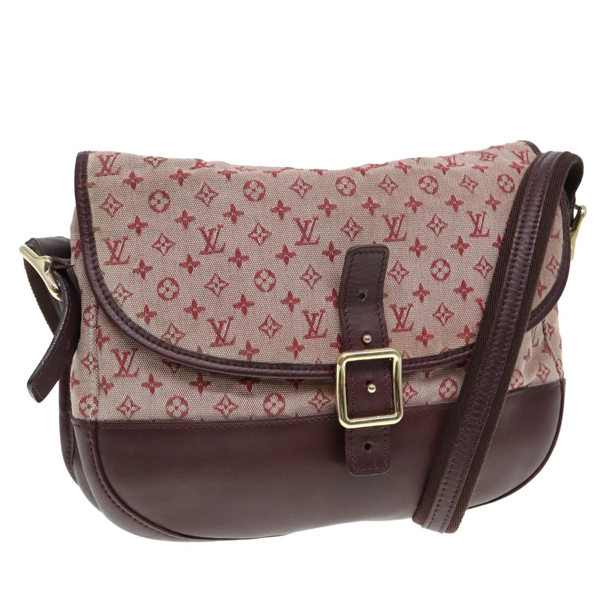 Trendy Inspired Louis Vuitton Monogram Mini Belanger Shoulder Bag Red M92671 Lv Auth 86675