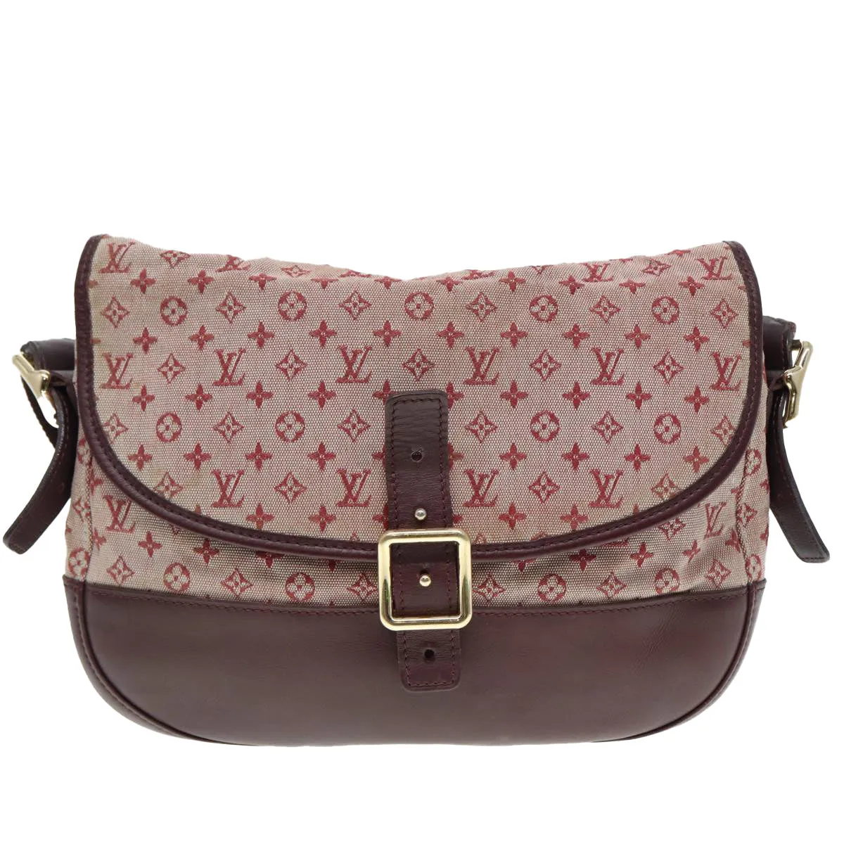 Trendy Inspired Louis Vuitton Monogram Mini Belanger Shoulder Bag Red M92671 Lv Auth 86675