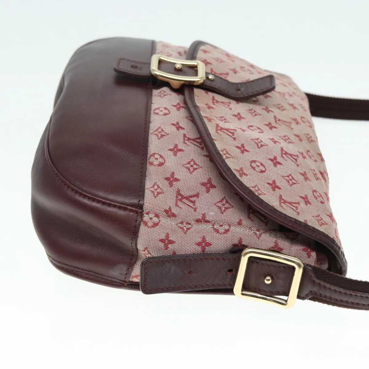 Trendy Inspired Louis Vuitton Monogram Mini Belanger Shoulder Bag Red M92671 Lv Auth 86675