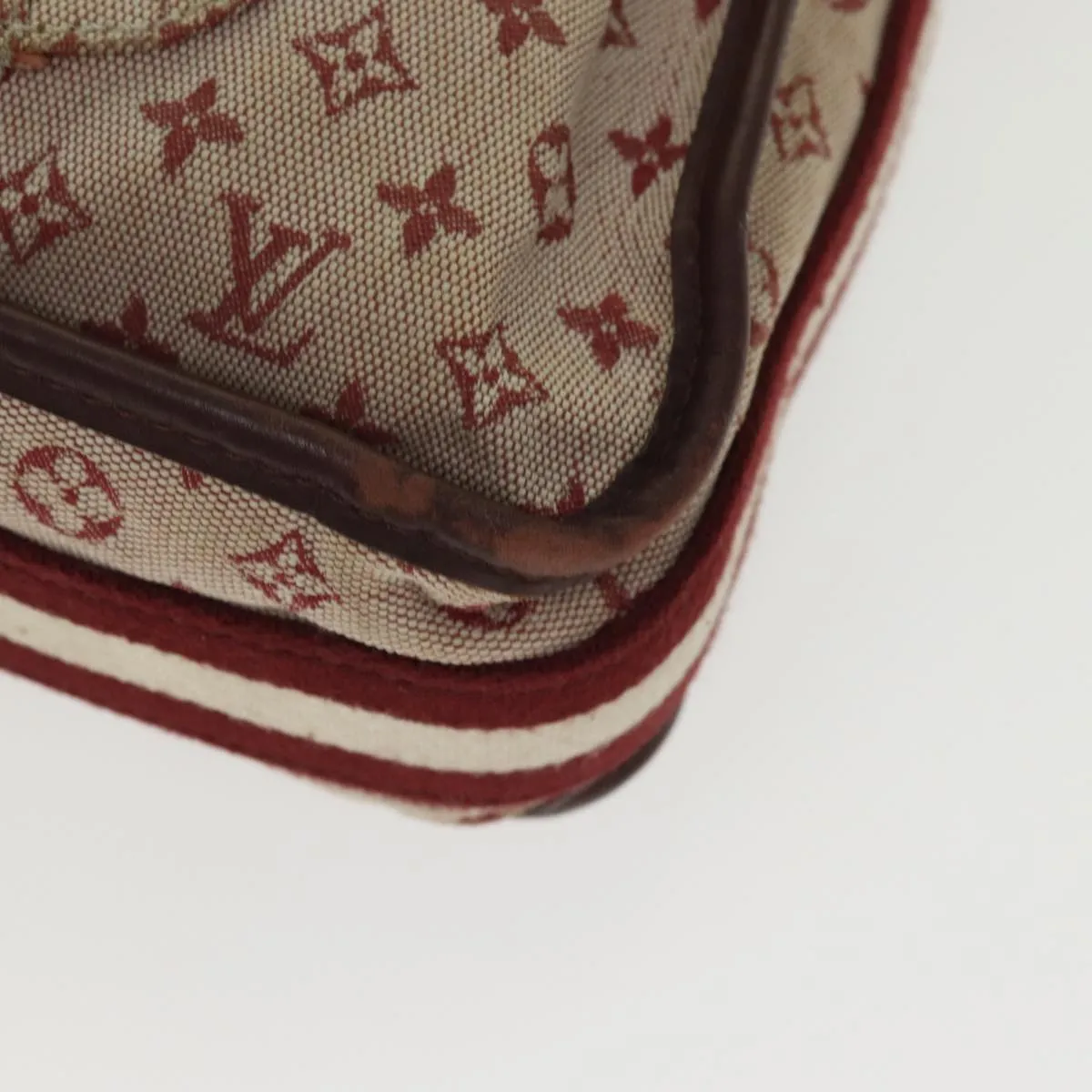 Trendy Inspired Louis Vuitton Monogram Mini Besace Mary Kate Bag Red M92321 Lv Auth Th5233
