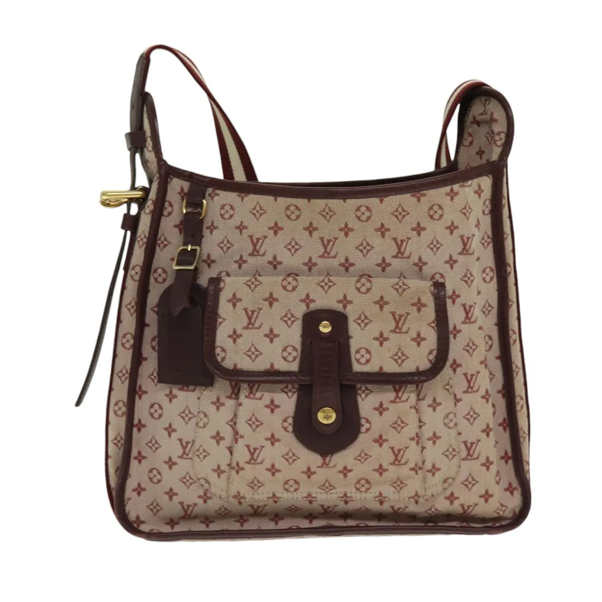 Trendy Inspired Louis Vuitton Monogram Mini Besace Mary Kate Bag Red M92321 Lv Auth Th5233