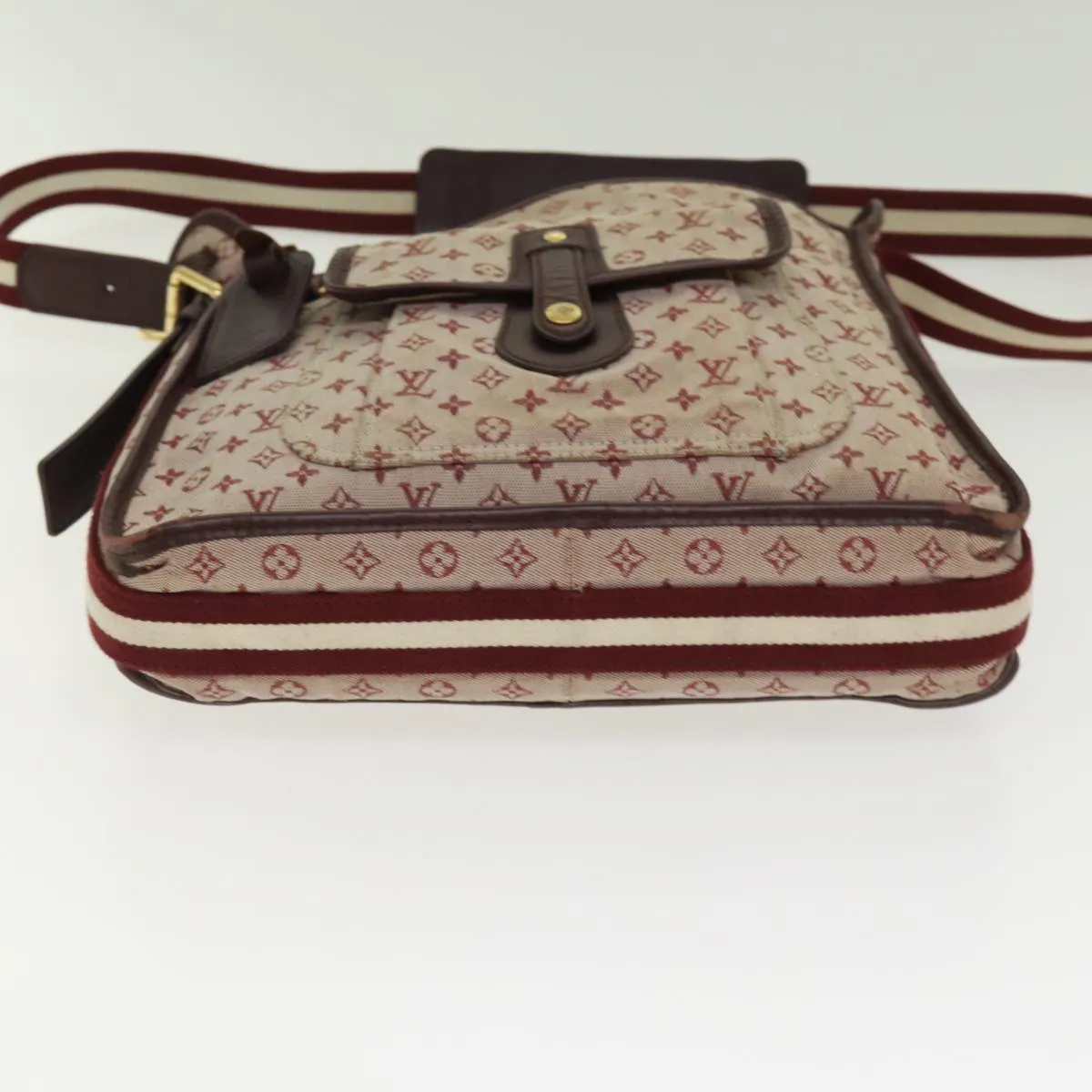 Trendy Inspired Louis Vuitton Monogram Mini Besace Mary Kate Bag Red M92321 Lv Auth Th5233