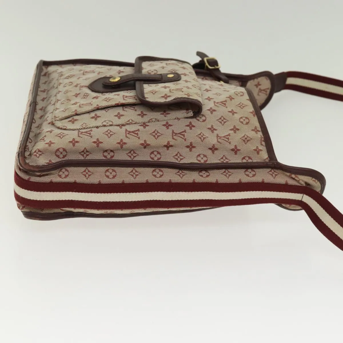 Trendy Inspired Louis Vuitton Monogram Mini Besace Mary Kate Bag Red M92321 Lv Auth Th5233