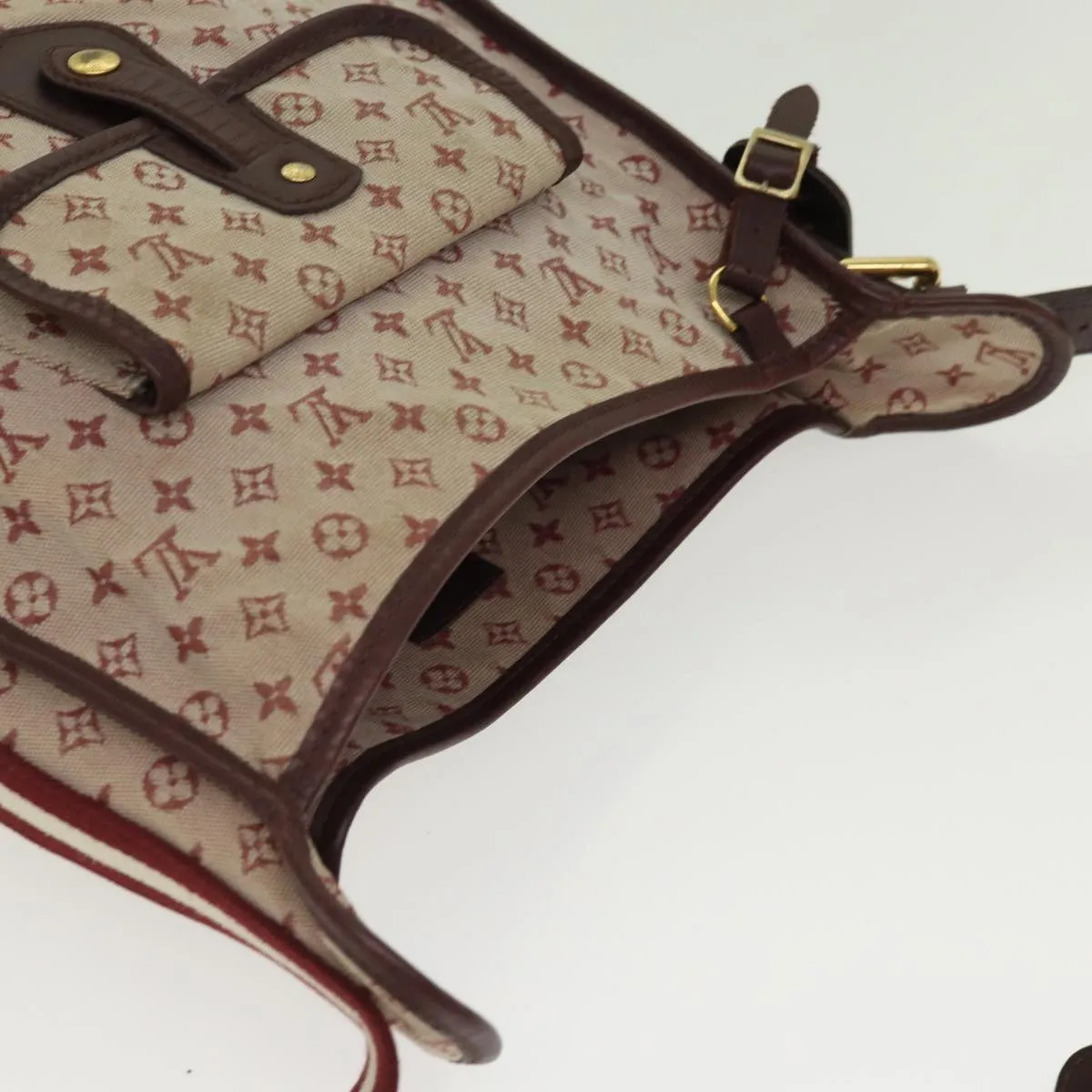 Trendy Inspired Louis Vuitton Monogram Mini Besace Mary Kate Bag Red M92321 Lv Auth Th5233