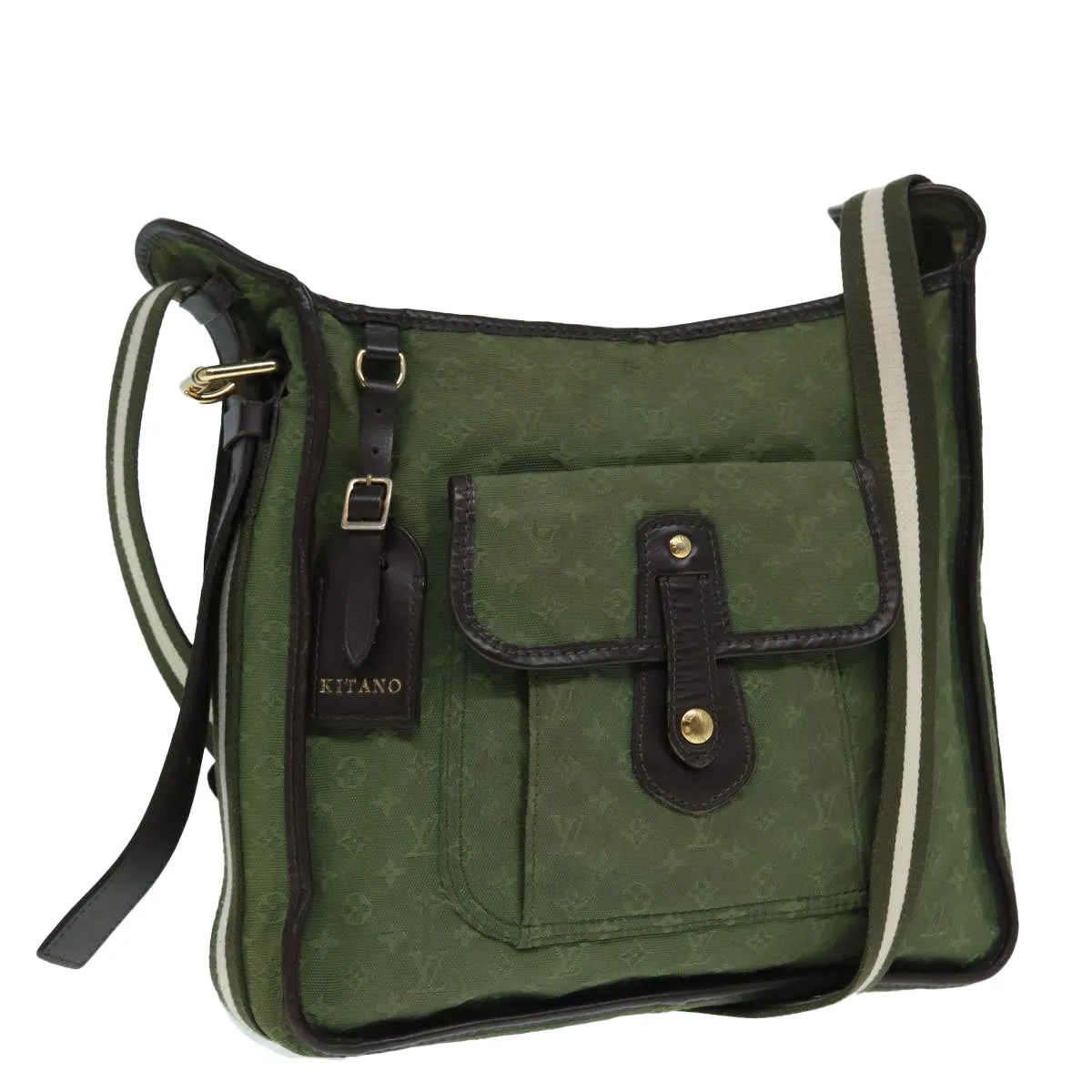 Trendy Inspired Louis Vuitton Monogram Mini Bussus Marie Kate Bag Tst Khaki M92324 Auth Hk1615