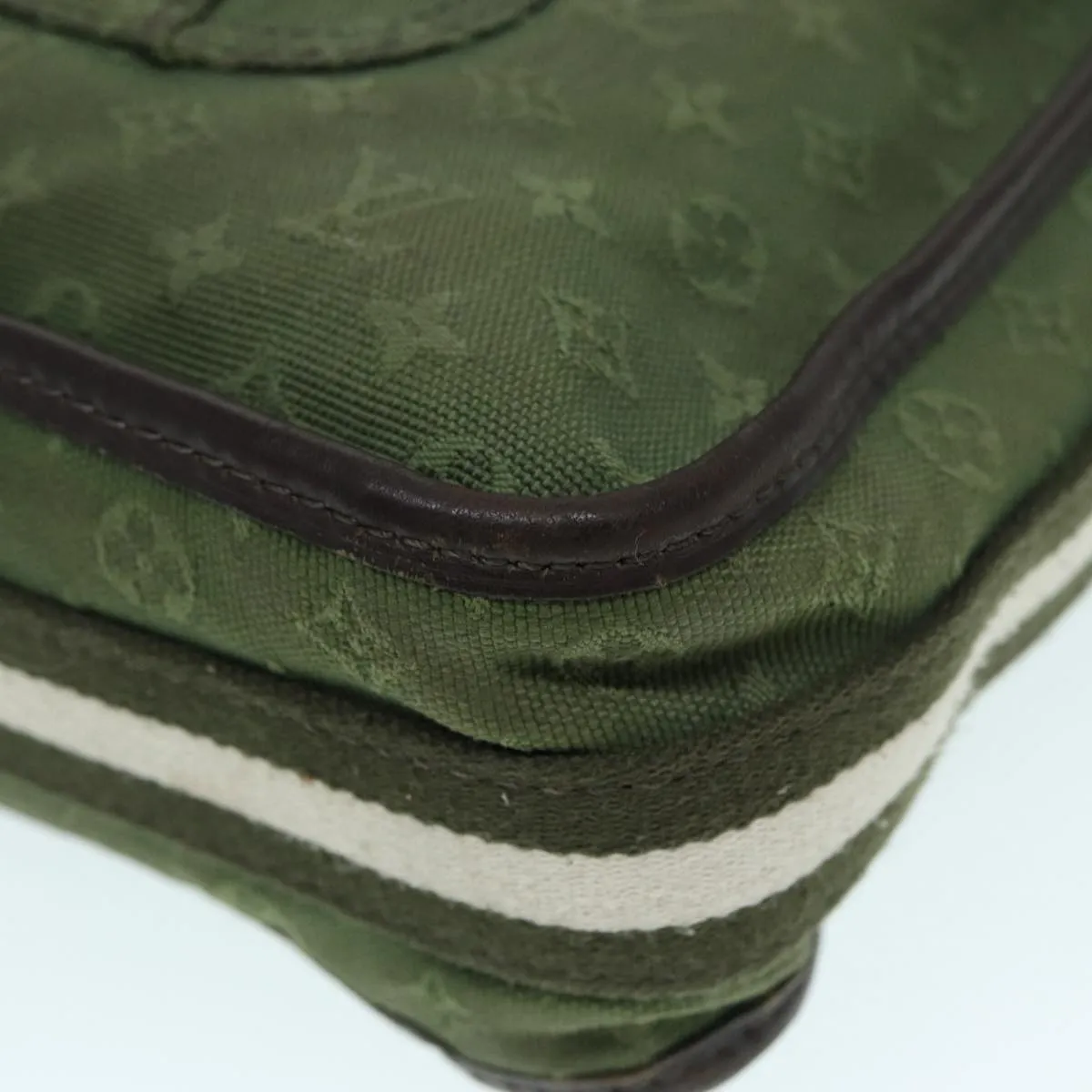 Trendy Inspired Louis Vuitton Monogram Mini Bussus Marie Kate Bag Tst Khaki M92324 Auth Hk1615