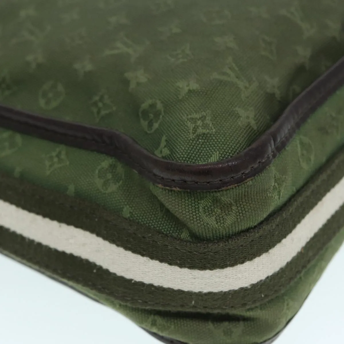 Trendy Inspired Louis Vuitton Monogram Mini Bussus Marie Kate Bag Tst Khaki M92324 Auth Hk1615