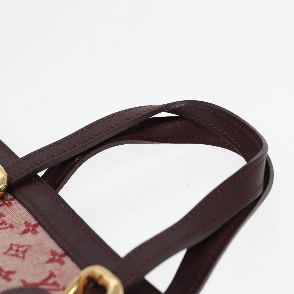 Trendy Inspired Louis Vuitton Monogram Mini Franoise Bag 2way Red Cherry M92210 Lv Auth Bs17179