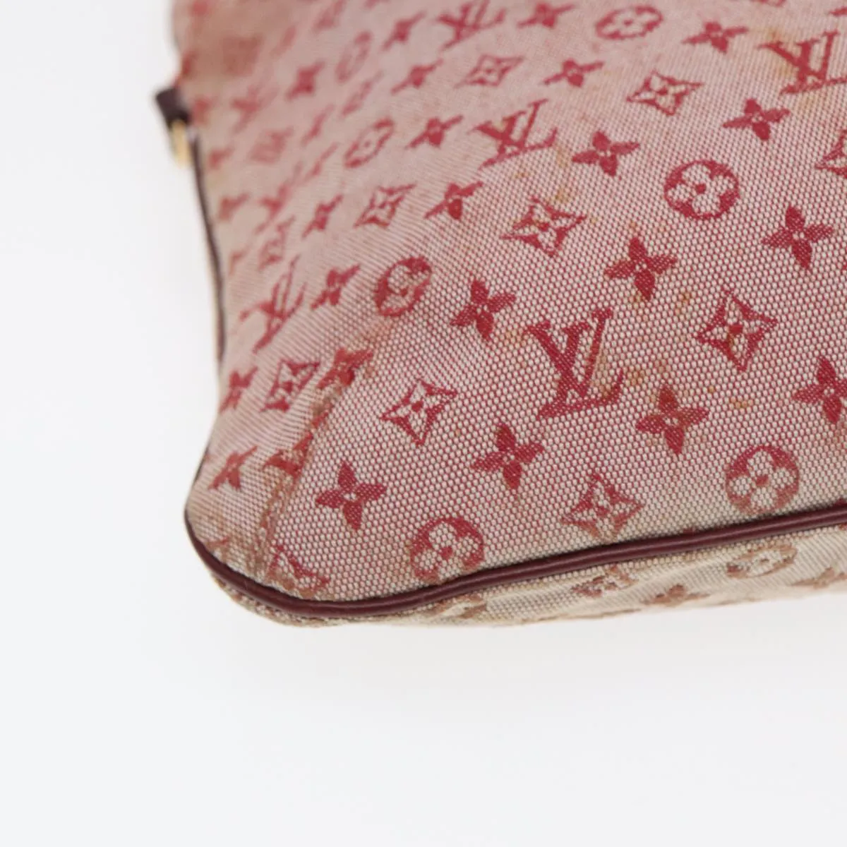Trendy Inspired Louis Vuitton Monogram Mini Franoise Bag 2way Red Cherry M92210 Lv Auth Bs17179
