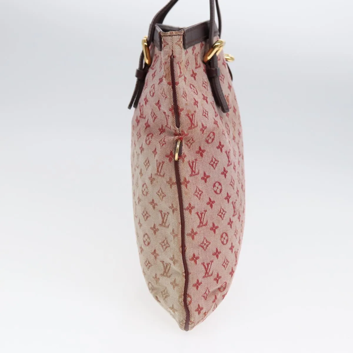 Trendy Inspired Louis Vuitton Monogram Mini Franoise Bag 2way Red Cherry M92210 Lv Auth Bs17179