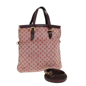 Trendy Inspired Louis Vuitton Monogram Mini Franoise Bag 2way Red Cherry M92210 Lv Auth Bs17179