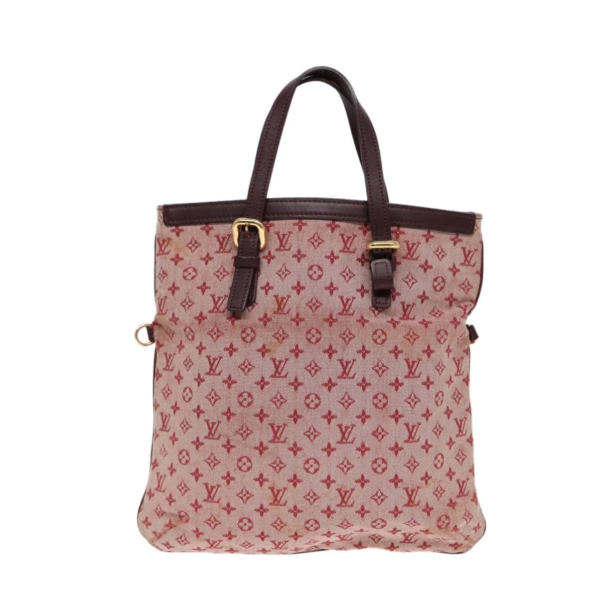 Trendy Inspired Louis Vuitton Monogram Mini Franoise Bag 2way Red Cherry M92210 Lv Auth Bs17179