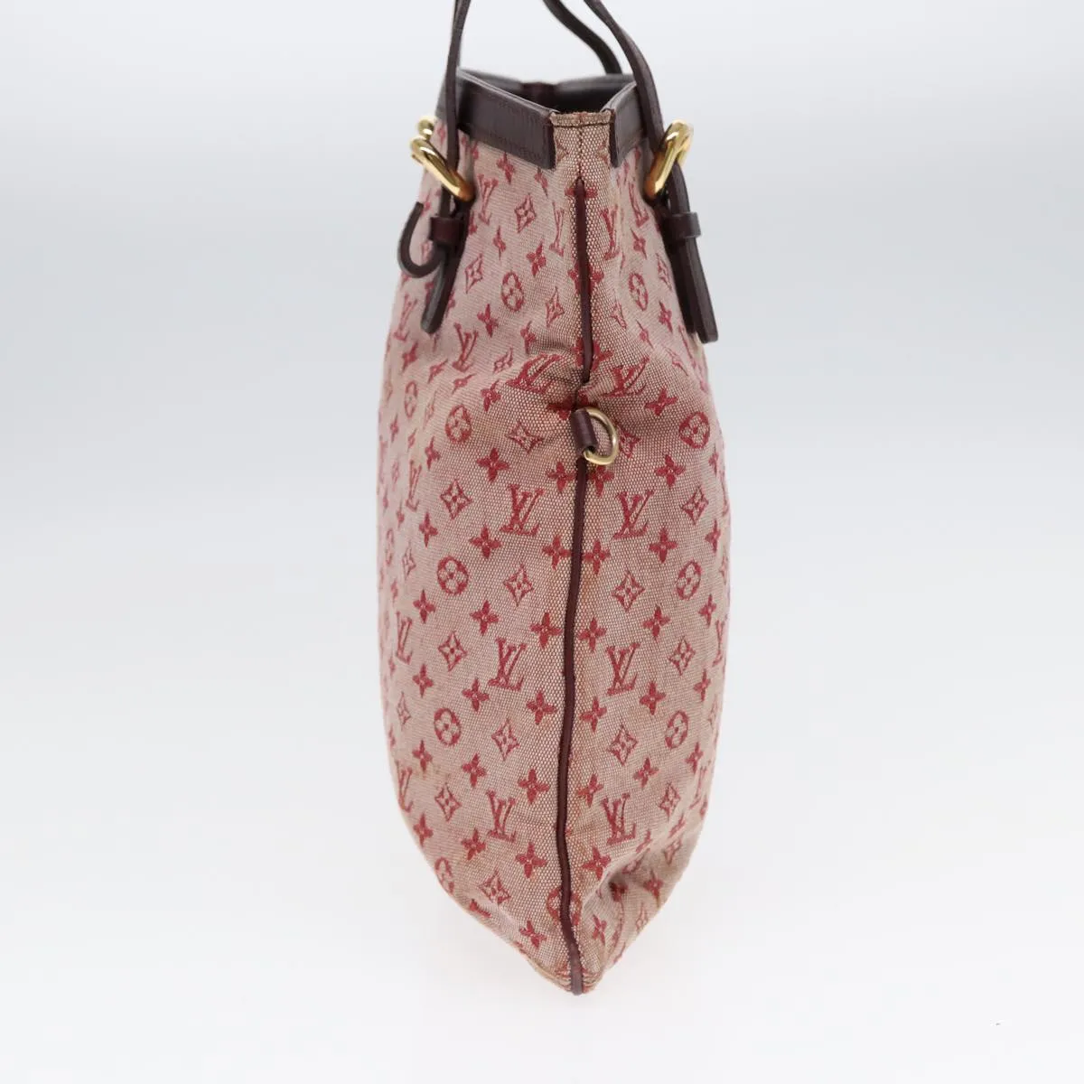 Trendy Inspired Louis Vuitton Monogram Mini Franoise Bag 2way Red Cherry M92210 Lv Auth Bs17179
