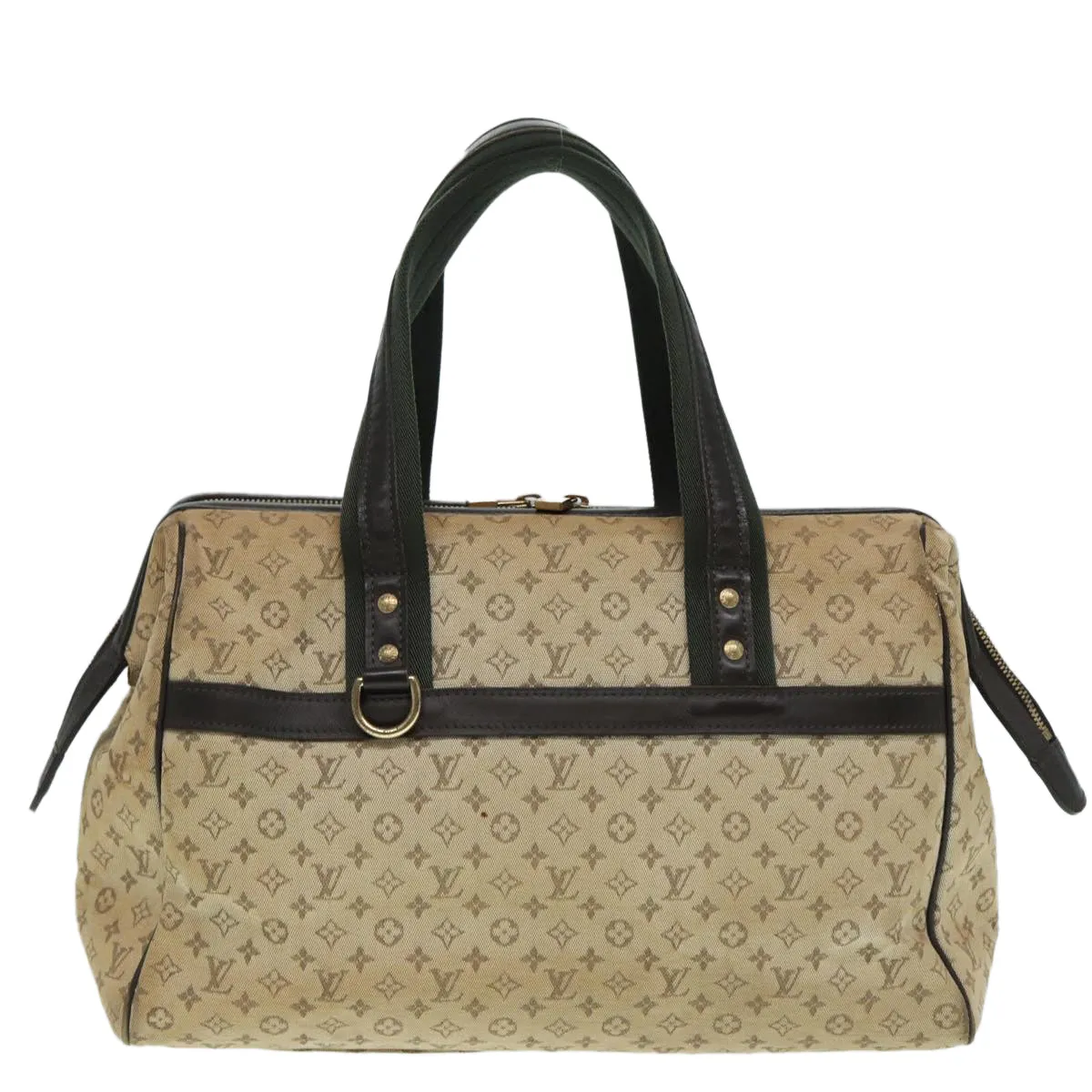 Trendy Inspired Louis Vuitton Monogram Mini Josephine Gm Hand Bag Khaki M92310 Lv Auth 87965