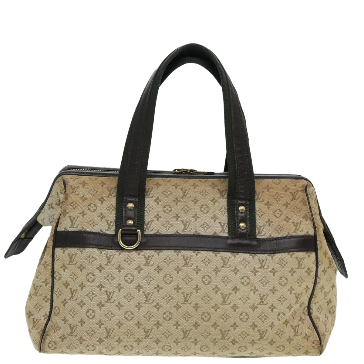 Trendy Inspired Louis Vuitton Monogram Mini Josephine Gm Hand Bag Khaki M92310 Lv Auth 87965