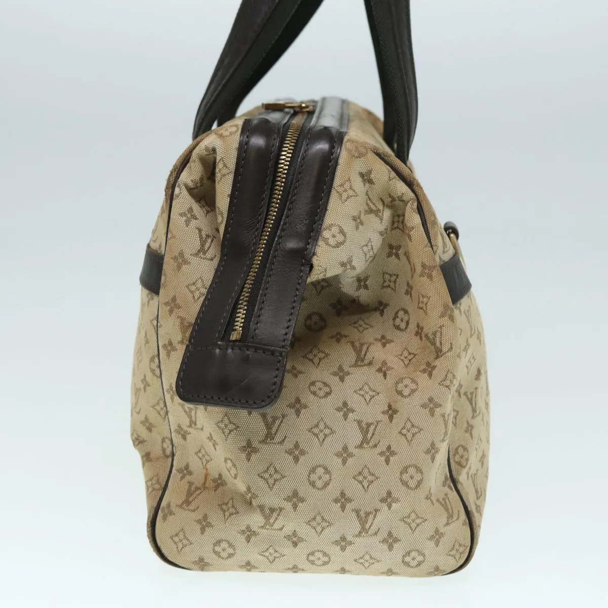 Trendy Inspired Louis Vuitton Monogram Mini Josephine Gm Hand Bag Khaki M92310 Lv Auth 87965