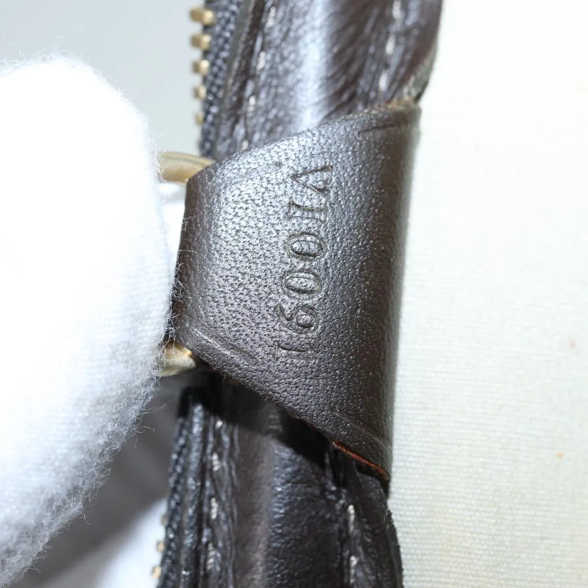 Trendy Inspired Louis Vuitton Monogram Mini Josephine Gm Hand Bag Khaki M92310 Lv Auth 87965