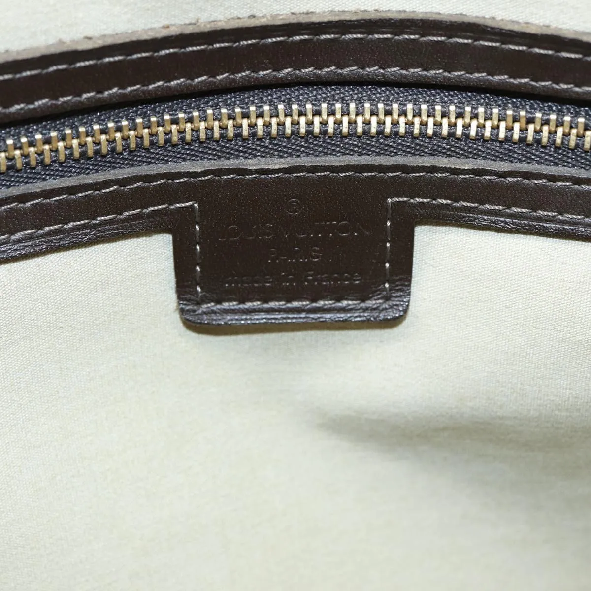 Trendy Inspired Louis Vuitton Monogram Mini Josephine Gm Hand Bag Khaki M92310 Lv Auth 87965