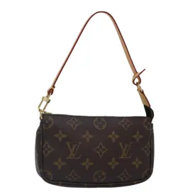 Trendy Inspired Louis Vuitton Monogram Mini Pochette Accessoires Pouch M58009 Lv Auth 87379