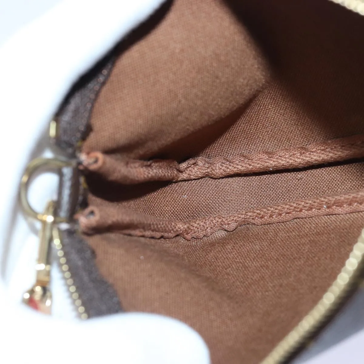 Trendy Inspired Louis Vuitton Monogram Mini Pochette Accessoires Pouch M58009 Lv Auth 87379