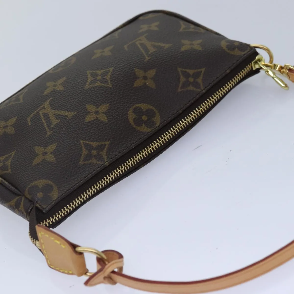 Trendy Inspired Louis Vuitton Monogram Mini Pochette Accessoires Pouch M58009 Lv Auth 87379