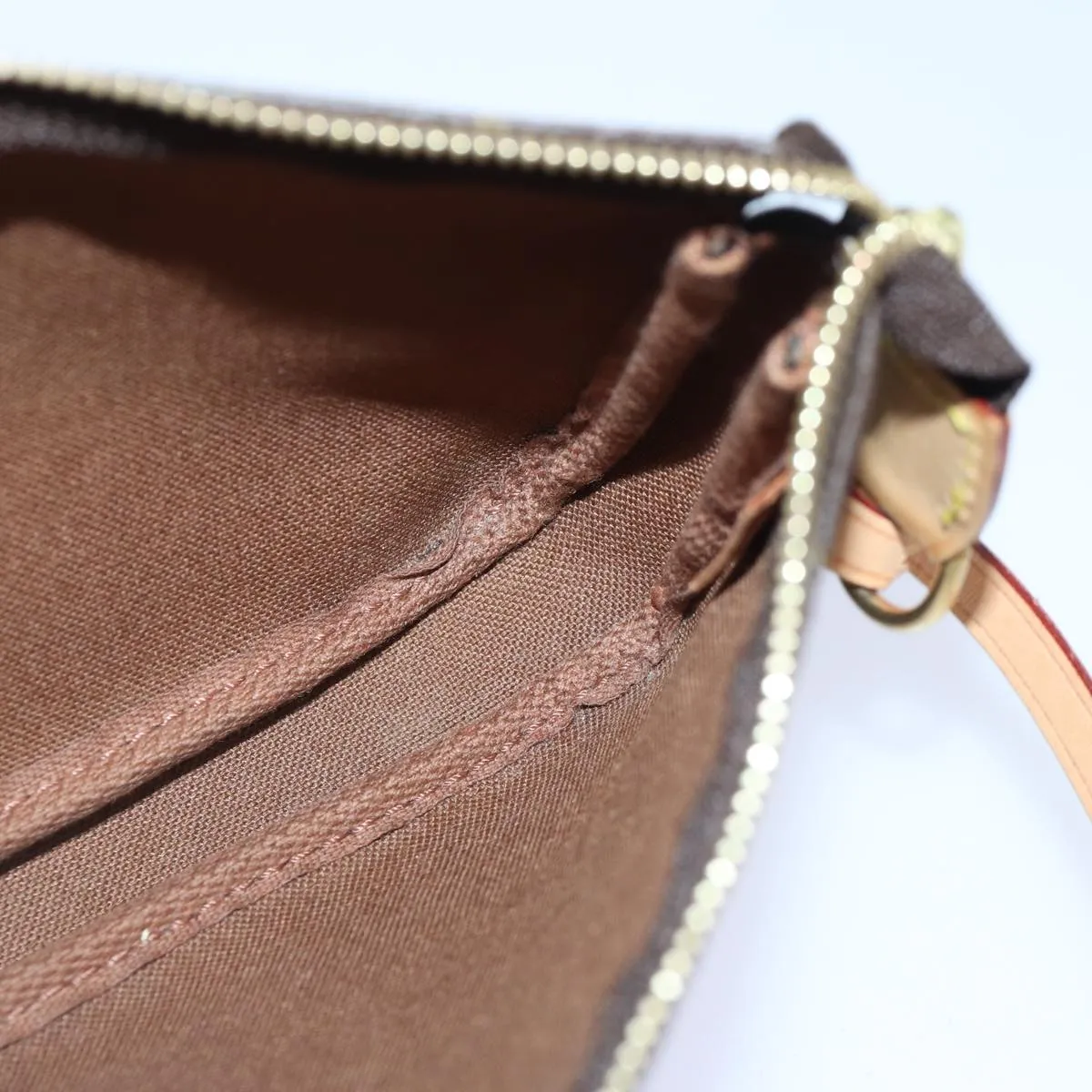Trendy Inspired Louis Vuitton Monogram Mini Pochette Accessoires Pouch M58009 Lv Auth 87379
