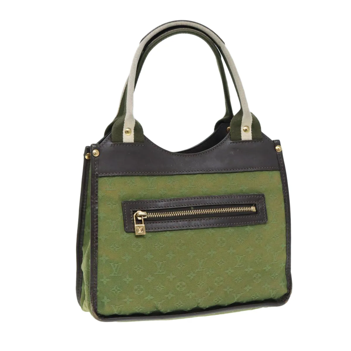 Trendy Inspired Louis Vuitton Monogram Mini Sac Catline Hand Bag Tst Khaki M92327 Lv Auth Th5235