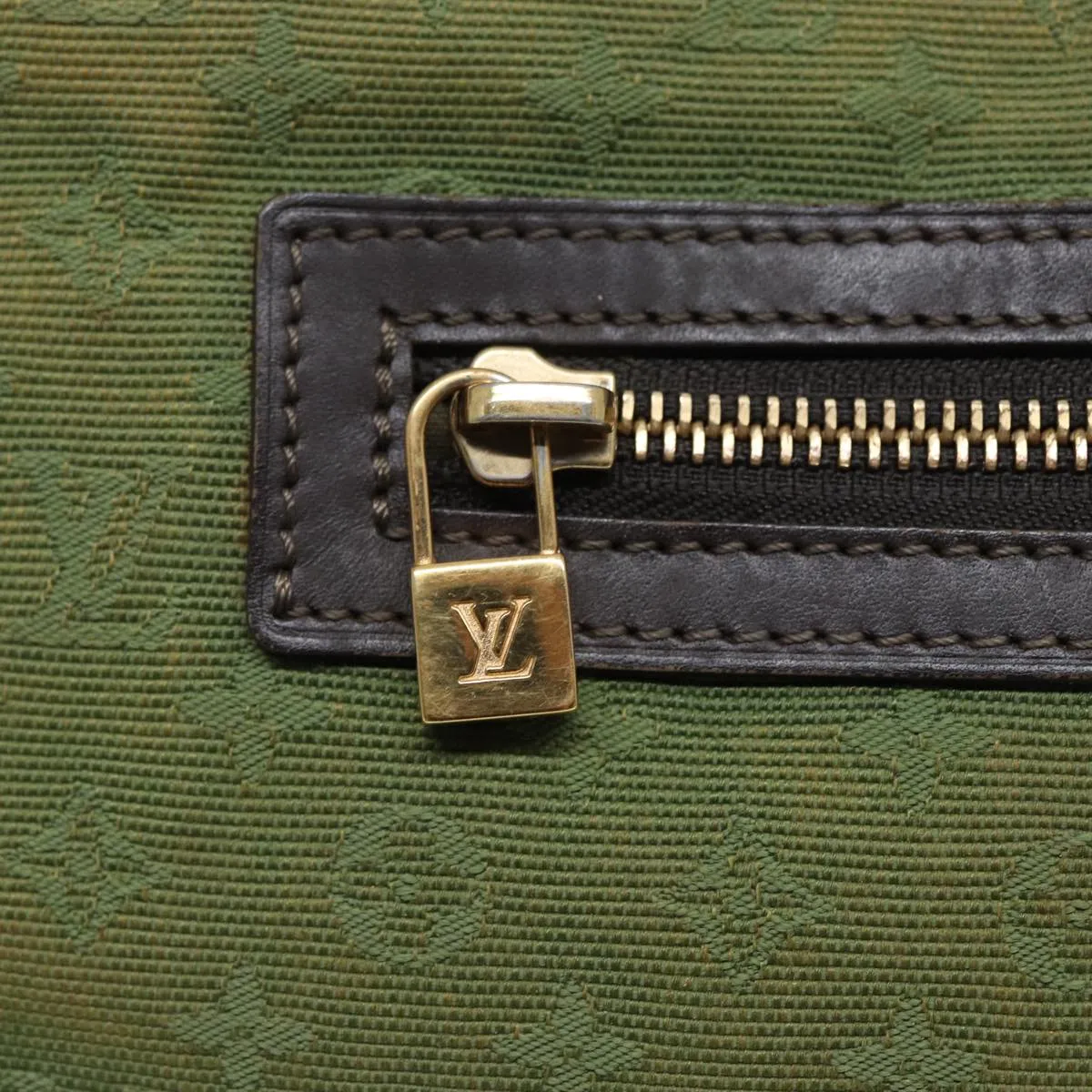 Trendy Inspired Louis Vuitton Monogram Mini Sac Catline Hand Bag Tst Khaki M92327 Lv Auth Th5235