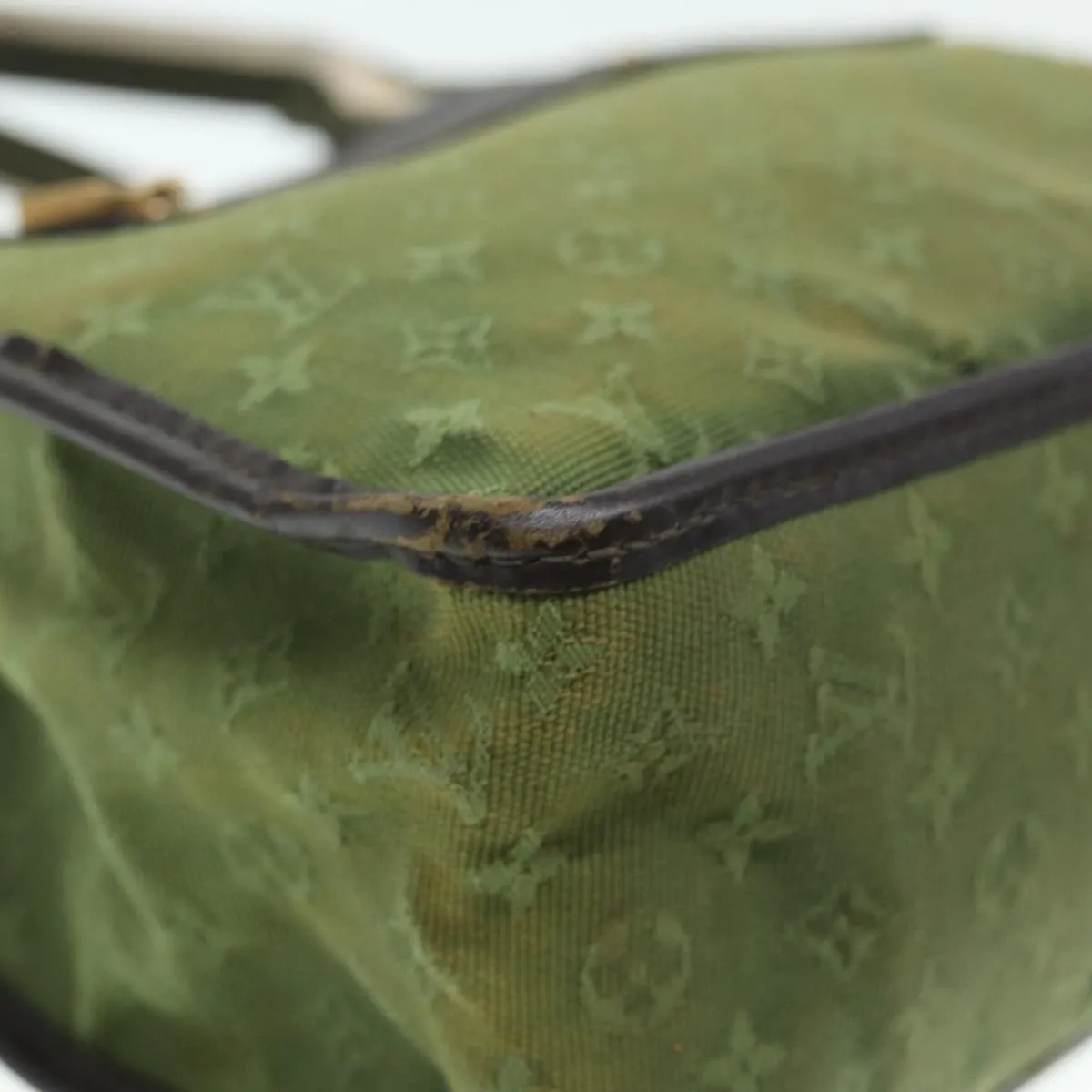 Trendy Inspired Louis Vuitton Monogram Mini Sac Catline Hand Bag Tst Khaki M92327 Lv Auth Th5235