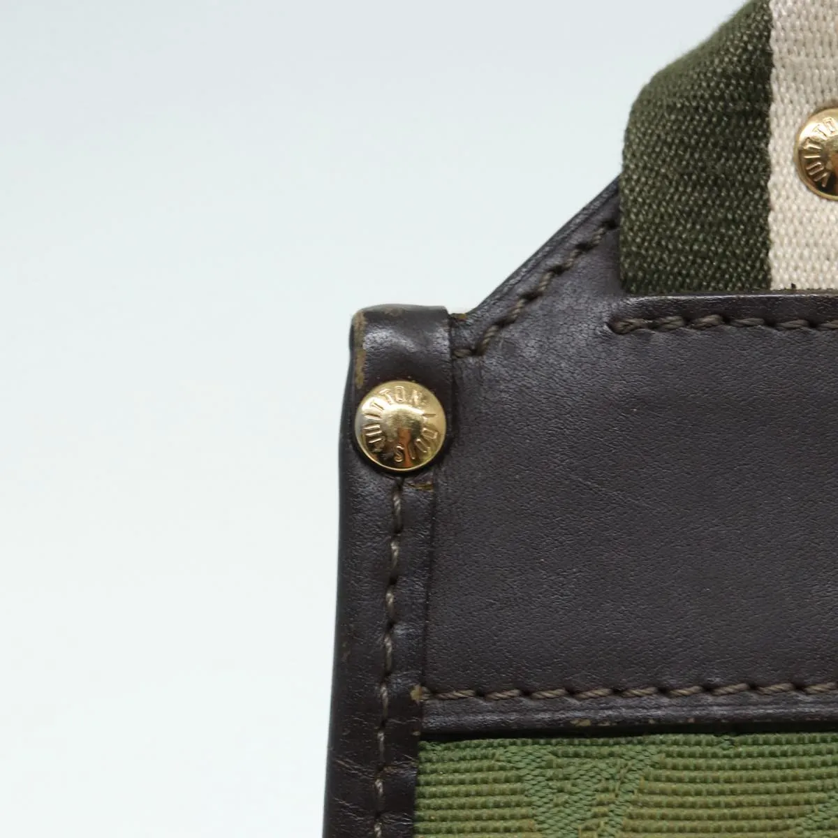 Trendy Inspired Louis Vuitton Monogram Mini Sac Catline Hand Bag Tst Khaki M92327 Lv Auth Th5235