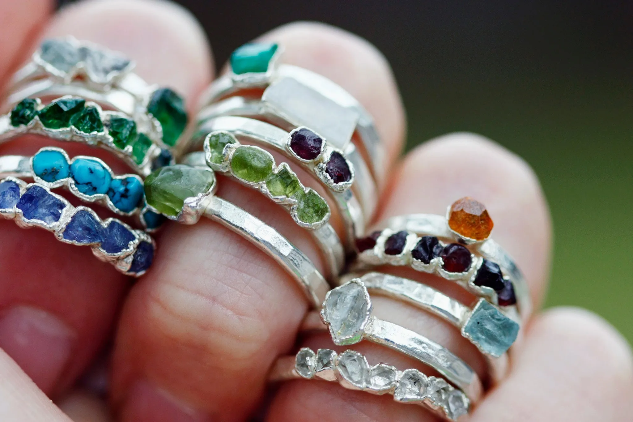 Turquesa · December Stackable Ring