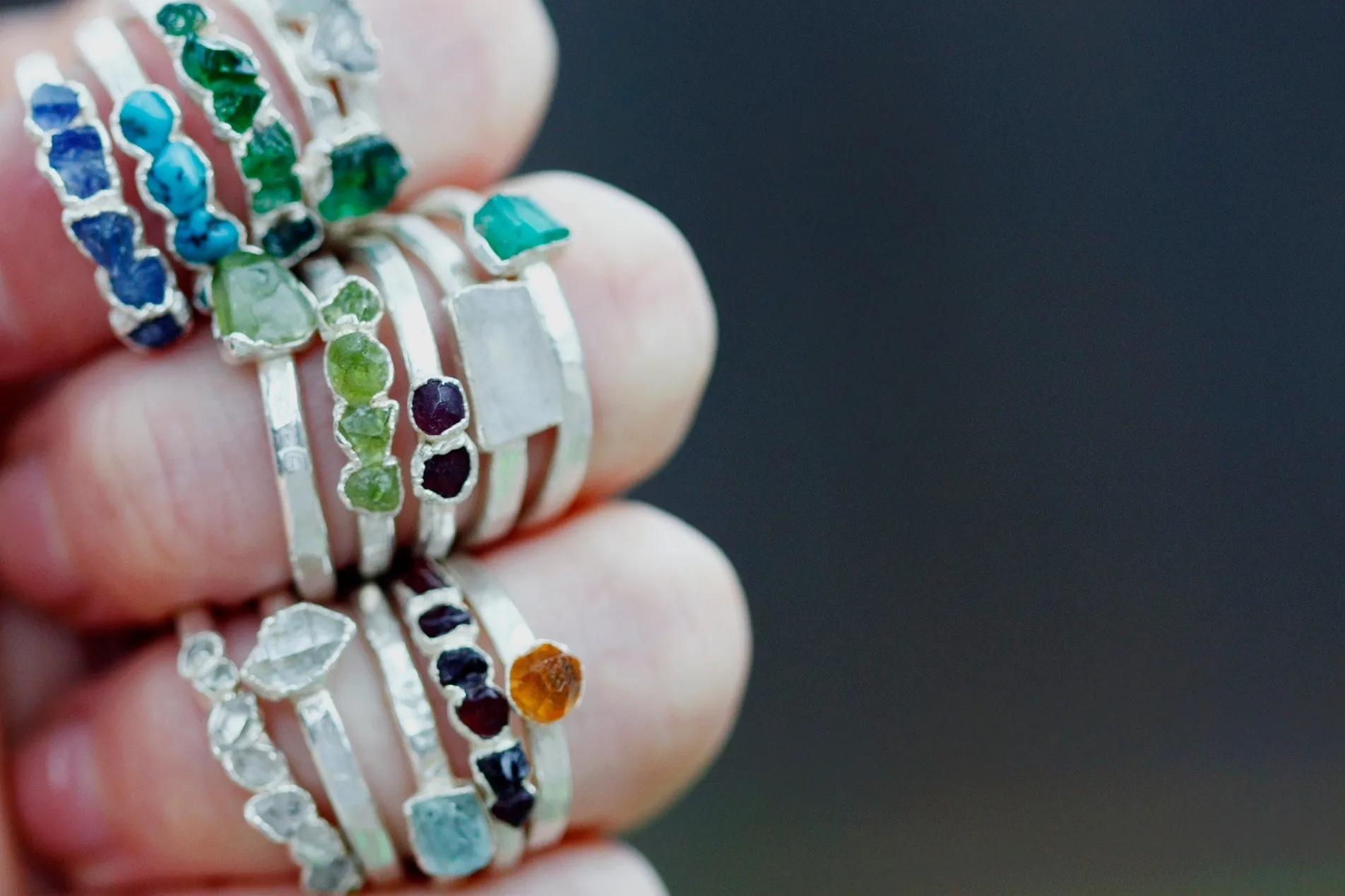 Turquesa · December Stackable Ring
