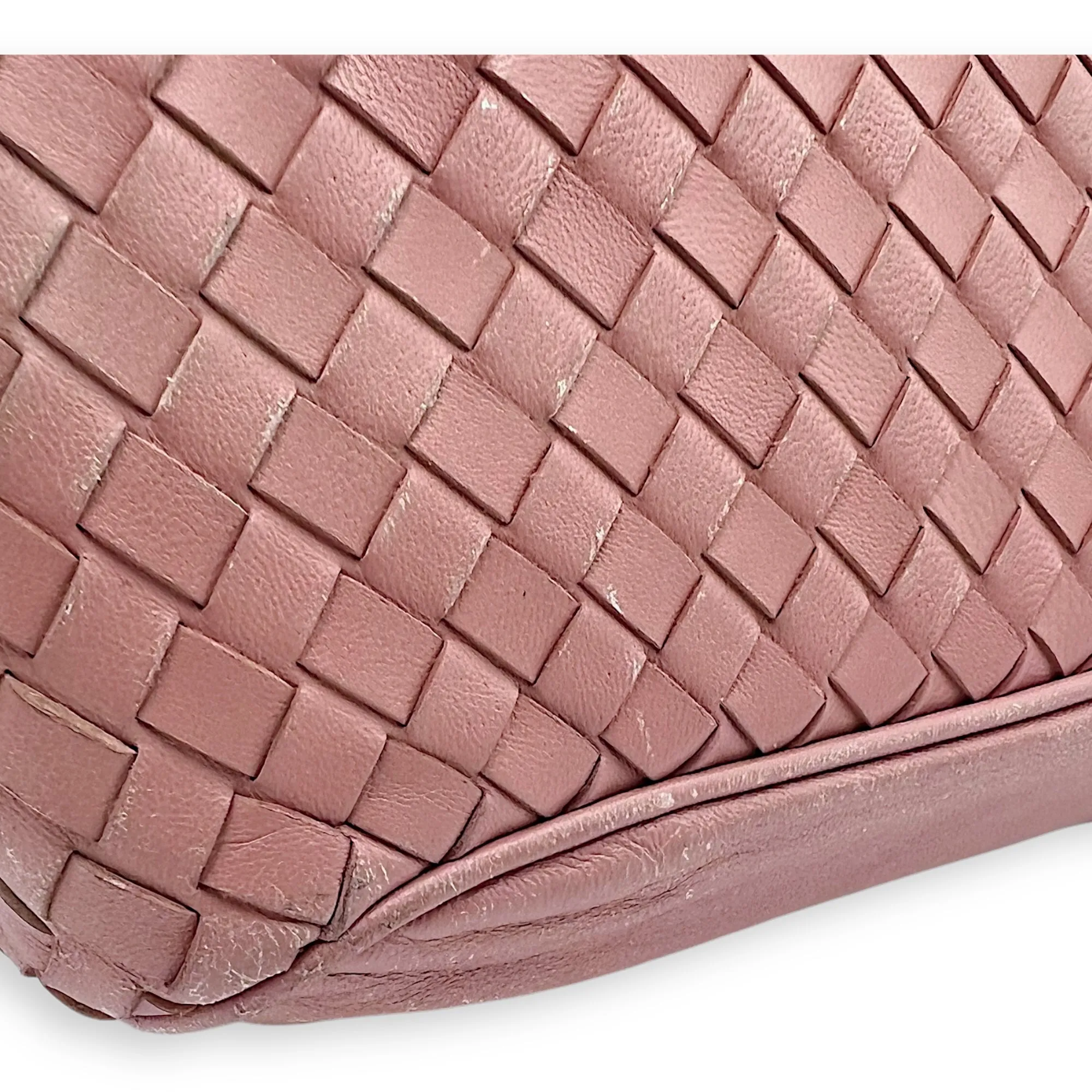 Vintage Flap  Shoulder Bag Pink in Calfskin, Gold hardware