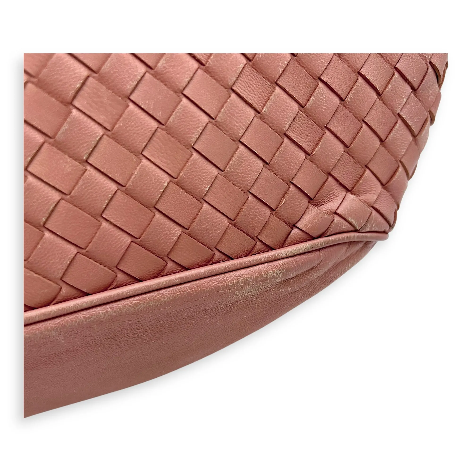 Vintage Flap  Shoulder Bag Pink in Calfskin, Gold hardware