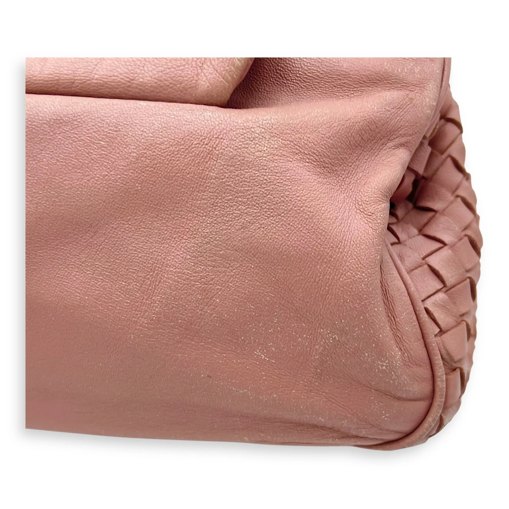 Vintage Flap  Shoulder Bag Pink in Calfskin, Gold hardware