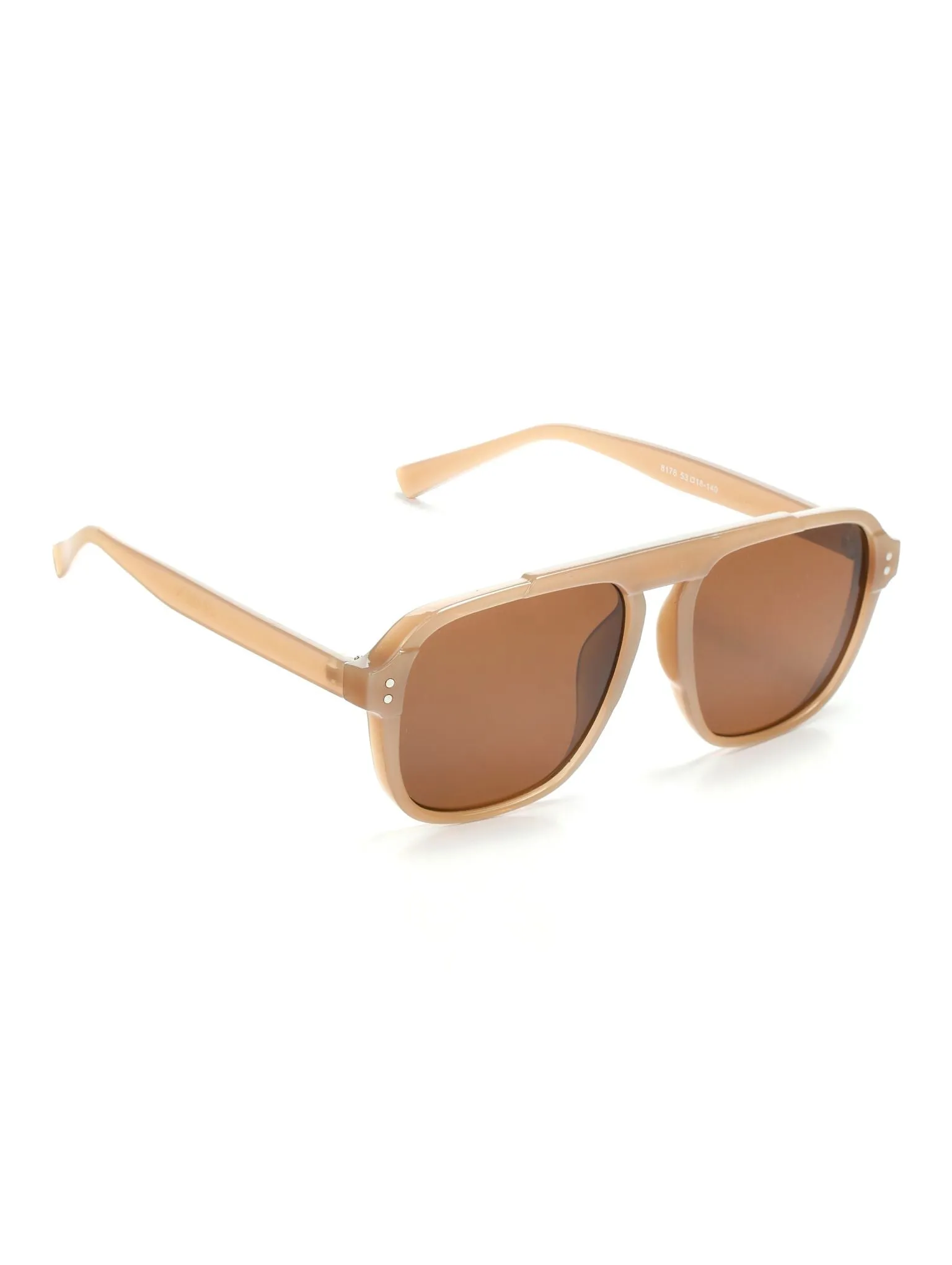 Vintage Square Abstract Retro Unisex Sunglasses Uv400 Protected Large Size