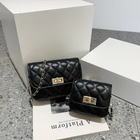 Wholesale Retro Casual Diamond Chain Crossbody Small Square Shoulder Bag