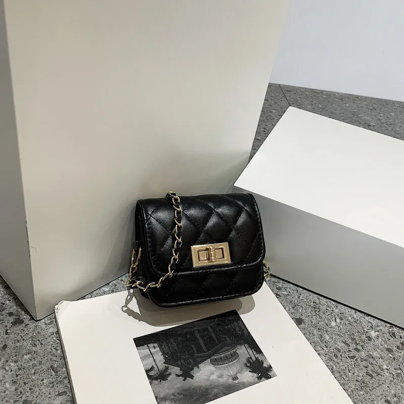 Wholesale Retro Casual Diamond Chain Crossbody Small Square Shoulder Bag