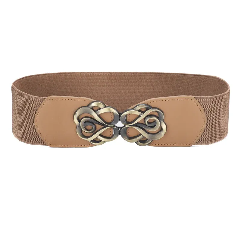 Women Vintage Faux Leather Belt